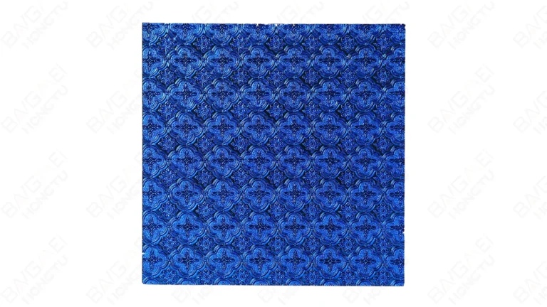 Haidang embossed sapphire blue mirror